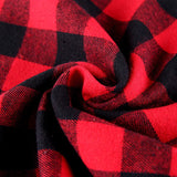 Classic Red Black Plaid Bandana